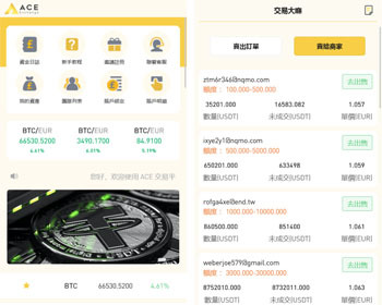 C2C承兑平台/USDT交易平台/USDT场外交易系统/OTC交易系统/USDT买卖交易/USDT承兑商 - ThinkPHP