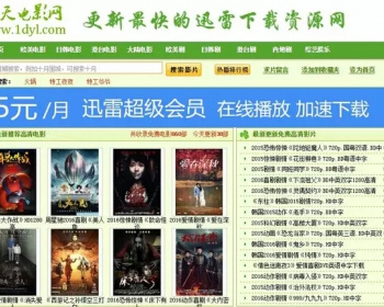 2016电影网站源码后台带全自动采集织梦dede 模版视频下载站 - PHP