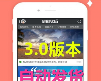 discuz手机模板主题 地方门户手机网站 nvbing5手机模板3.0 GBK+UTF8 - PHP