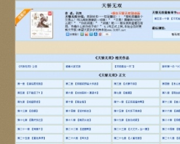 单本小说源码。专为单本小说为生 - PHP