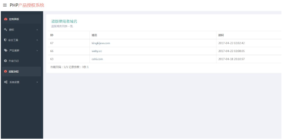 PHP授权验证系统2.6.8，PHP授权系统，真正完整可用，全新界面授权源码。