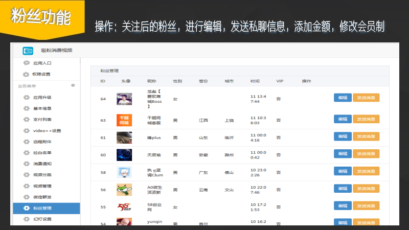 吸粉消费视频网站应用(无限制版)