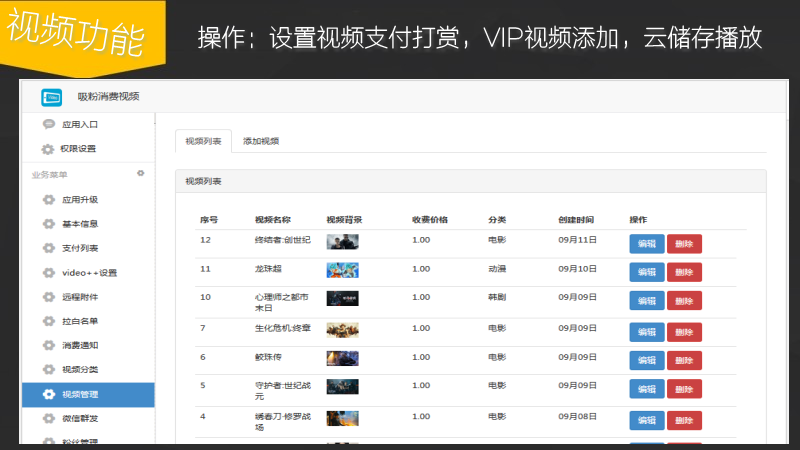 吸粉消费视频网站应用(无限制版)