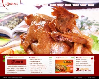 漂亮大气餐饮饮食食品类