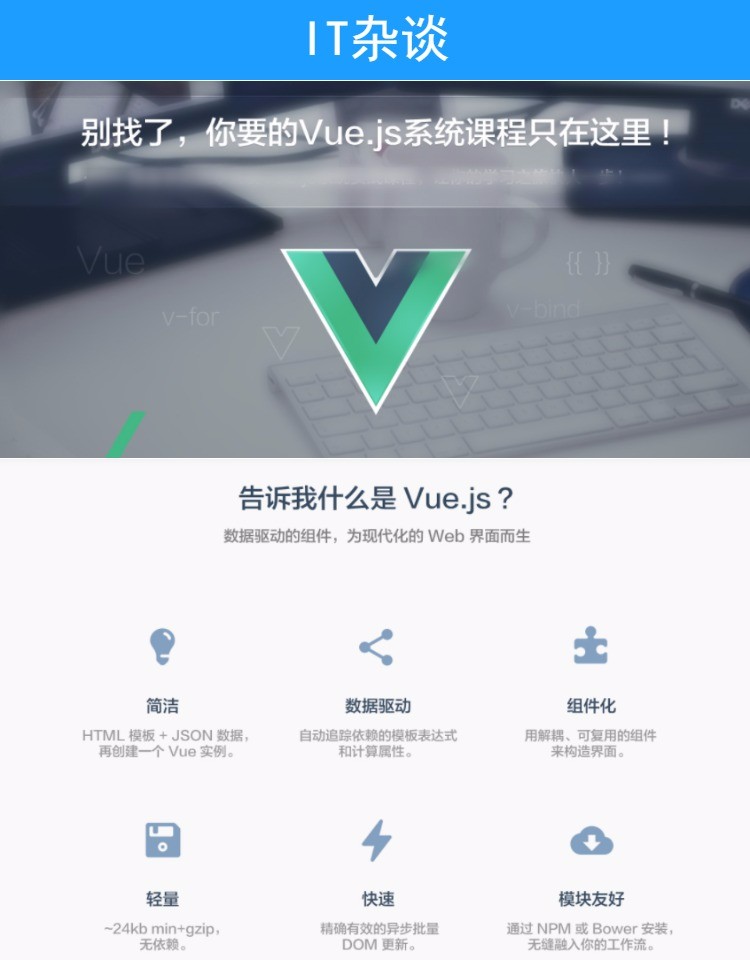 vue2.0视频教程零基础入门教程项目实战源码前端开发电商平台开发