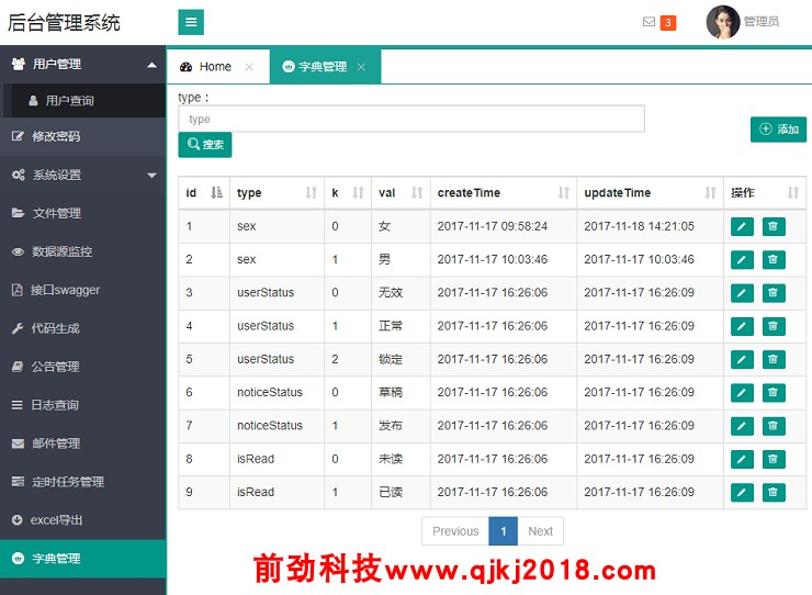 java spring boot springboot 后台管理框架源码程序 源代码 视频