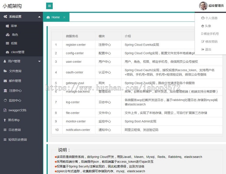 微服务 spring cloud源码+讲解视频 oauth2认证授权 spring boot