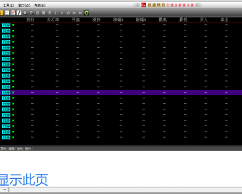 全市场行情分析系统源代码
