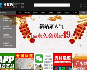 PHP专业源码资源分享站UI全面升级