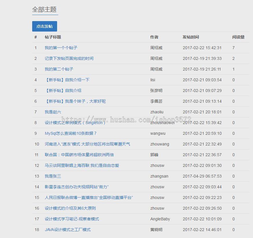 java论坛系统源码bbs论坛源码可远程调试运行