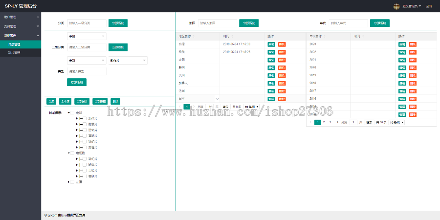 SpringBoot+Mybatis+SpringSecurity+Bootstrap+Layui开发javaweb轻量级小巧视频网站系