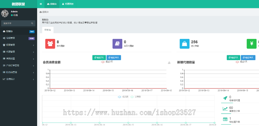 微分销,微商团联盟系统