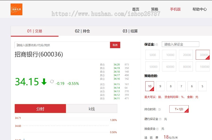 (运营版)配资策略、自动扣递延费,自动跟新文章,支付宝微信银联支付,可打包APP