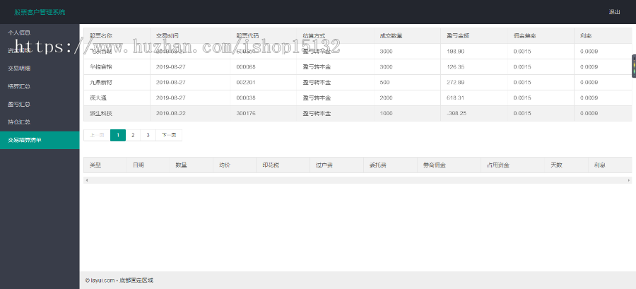 配资客户财务系统 客户管理系统