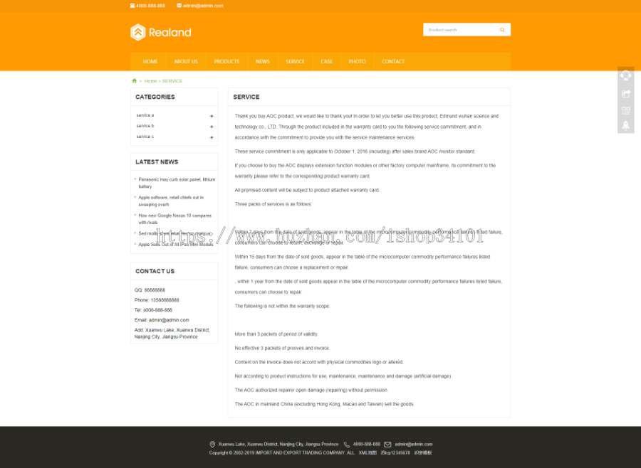 响应式食品百货英文外贸类网站织梦模板 HTML5玩具外贸网站(带手机版)