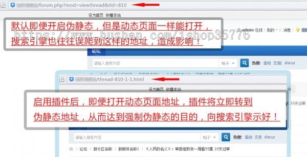 Discuz强制伪静态地址seoV5.3插件