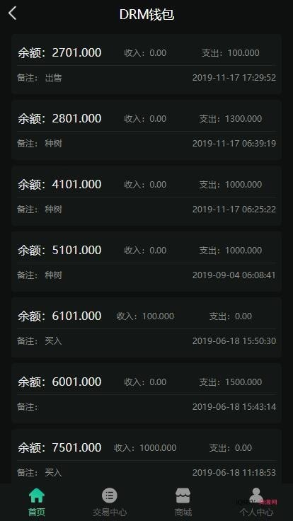 【DRM森林区块商城】种树区块系统带交易中心+直推系统+分红+在线+金融投资理
