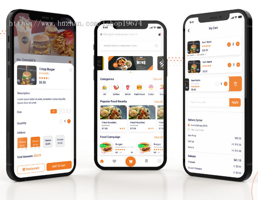 仿美团外卖饿了么外卖点餐APP多商户外卖点餐跑腿APP