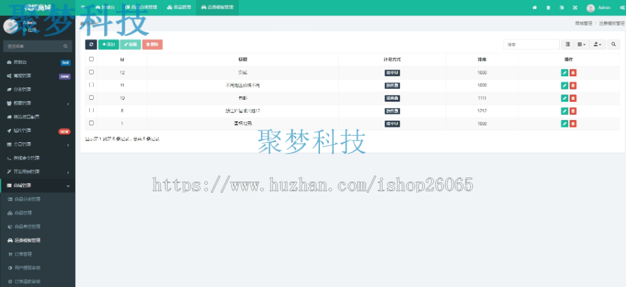 短视频商城网站源码带后台手机APP小程序