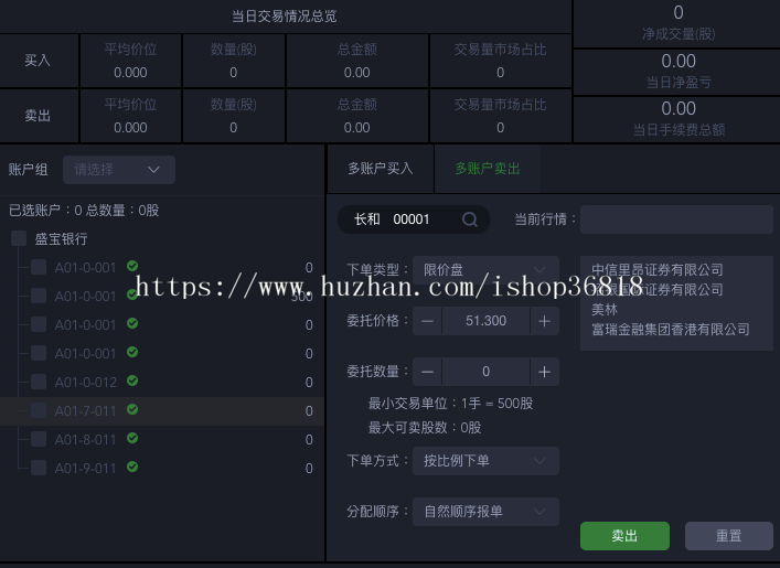 港股多账户系统开发港股资管系统开发港股资管软件开发港股交易系统开发