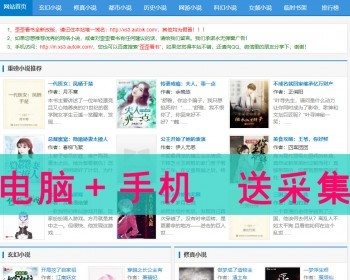ygbook小说网站源码 笔趣阁模板 在线文章源码 手机+电脑 全自动采集 深度SEO优化收录