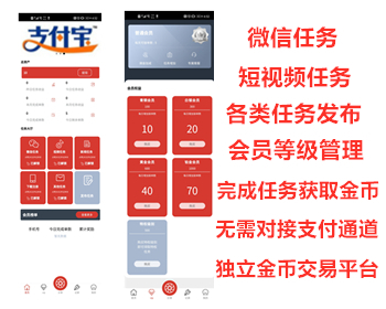 任务接单平台系统源码抖音微信发布任务自定义任务类型源码出售支持二开