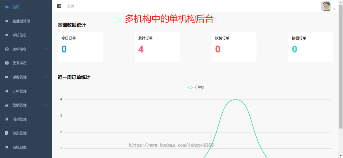 (开源)学校教育培训多机构招生公司系统软件小程序家长选课分销源代码