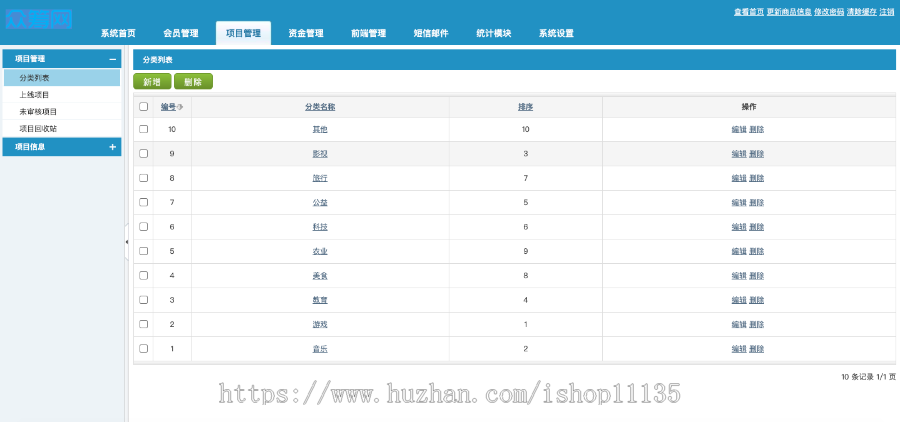 PHP众筹网 完美无限制商业版+综合型众筹系统+会员管理+项目管理+资金管理+PC+WC