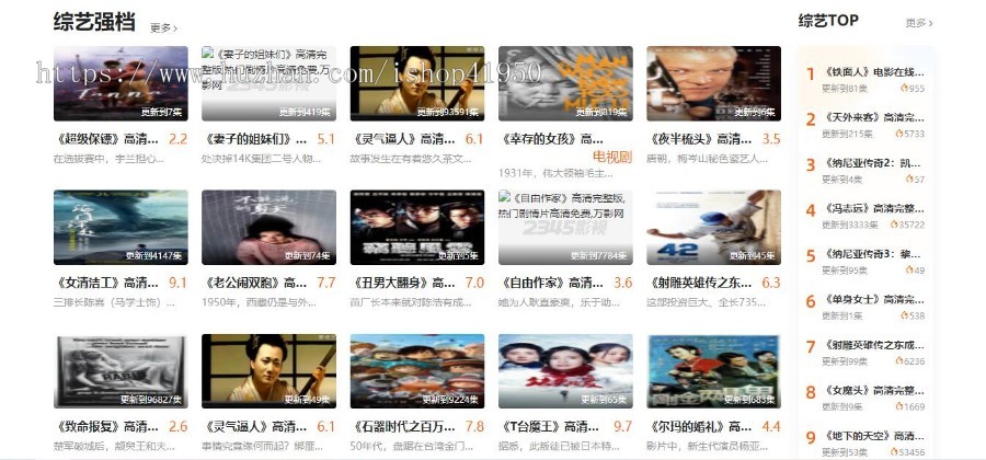 小旋风蜘蛛池站群模板电影站群类型模板013蜘蛛池站群源码模板