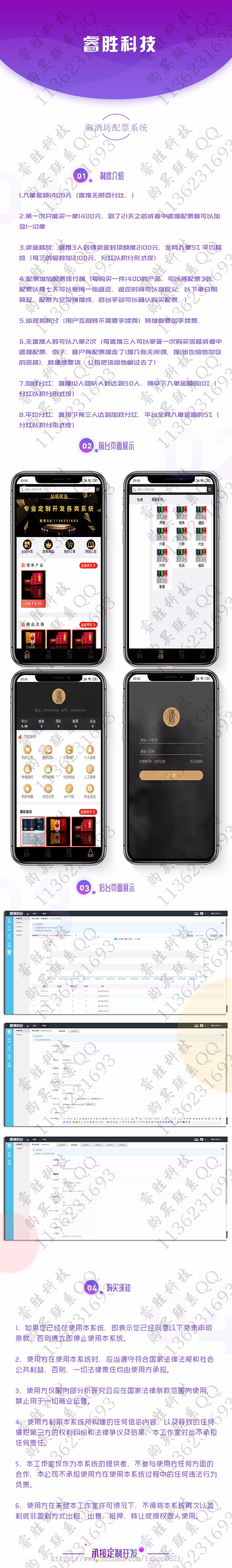 加权奖励/积分兑换/平均分红奖励配票直销商城系统支持二开