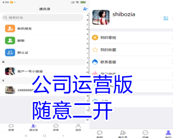 （公司运营版）2021年微信即时通讯，IM聊天APP、聊天、交友、带红包支付、双端APP