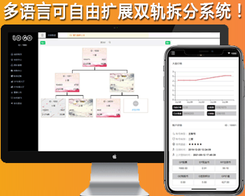 G5|MLC|AGK拆分盘 双轨 对碰 领导 见点 量|层碰 二二复制 中英日文 比例可后台自由设定 双APP