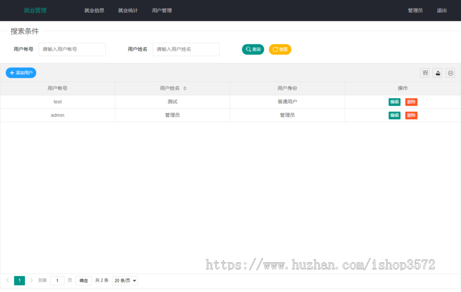 Java SpringBoot大学生 毕业生就业信息管理系统源码网站程序设计