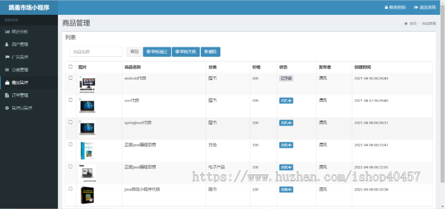 java springboot android 安卓二手交易平台源码(毕设)