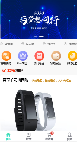 全新拼团拼购h5单商户源码