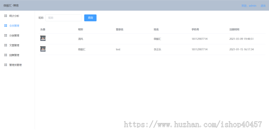 springboot vue uniapp博客系统源码