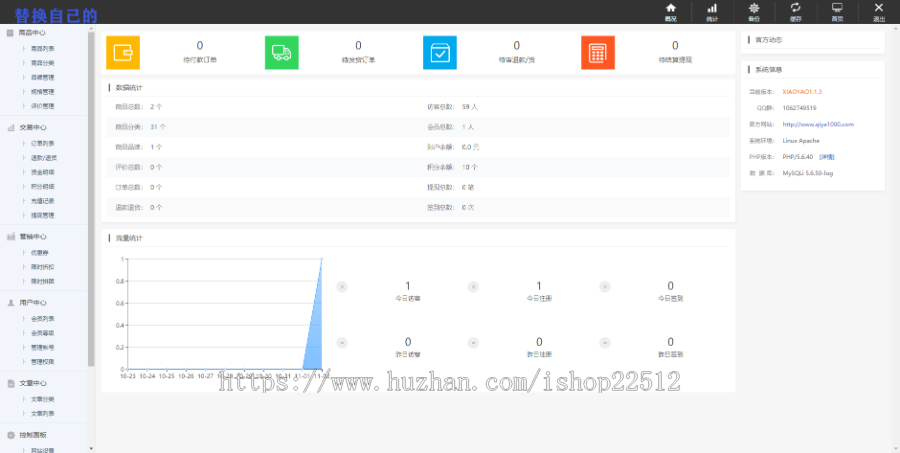 逍遥清爽B2C三端合一商城可商用/多支付/虚拟/实物商品/卡密/限时拼团/会员等级折扣/积