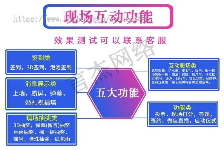 【更新】现场活动大屏幕互动微信上墙摇一摇游戏大屏幕婚礼年会现场互动