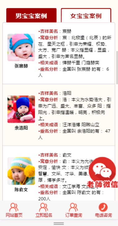 【包搭建】周易取名+宝宝起名八字起名+在线付费起名网站+带官方支付+搭建教程