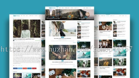 全开源响应式新闻杂志博客门户网站PHP源码