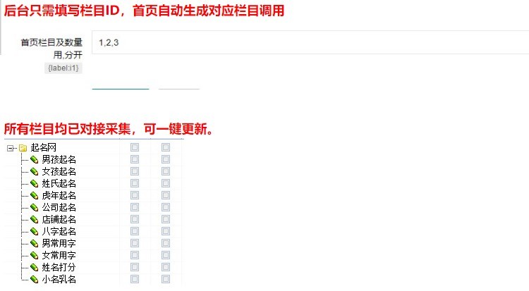 php整站带数据起名网名字大全起名程序资讯文章门户带采集带手机