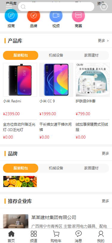 [dt41]destoon8.0高端大气垂直行业b2b平台含全行业分类和部分演示数据 带手机版