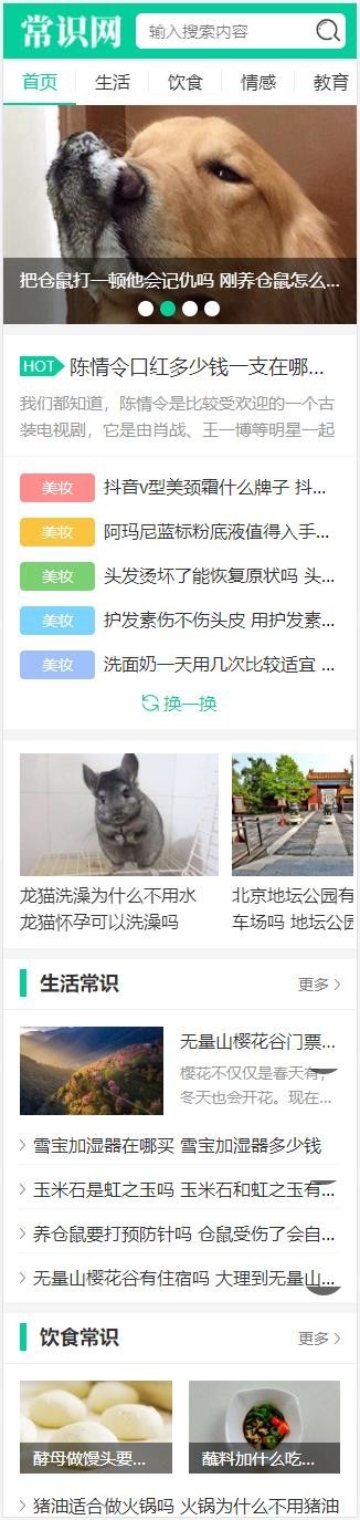 自媒体新闻资讯类网站模板 易优cms自媒体新闻资讯网站模版