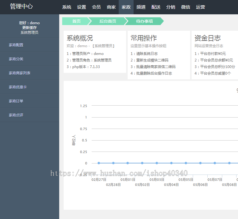 (运营级)独立版家政同城上门服务o2o微信小程序同城预约家电维修清洁源码可二开