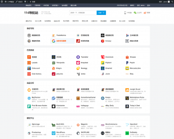 WordPress114网站导航简约大气网站导航源码网址导航模板