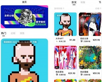 NFT数字藏品nft藏品Nft app nft艺术品系统 nft