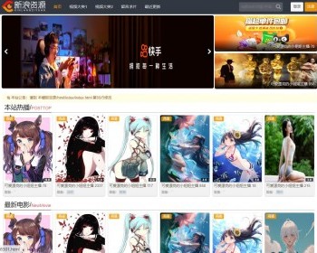 苹果CMSV10新版简易灰色SEO模板自适应手机版