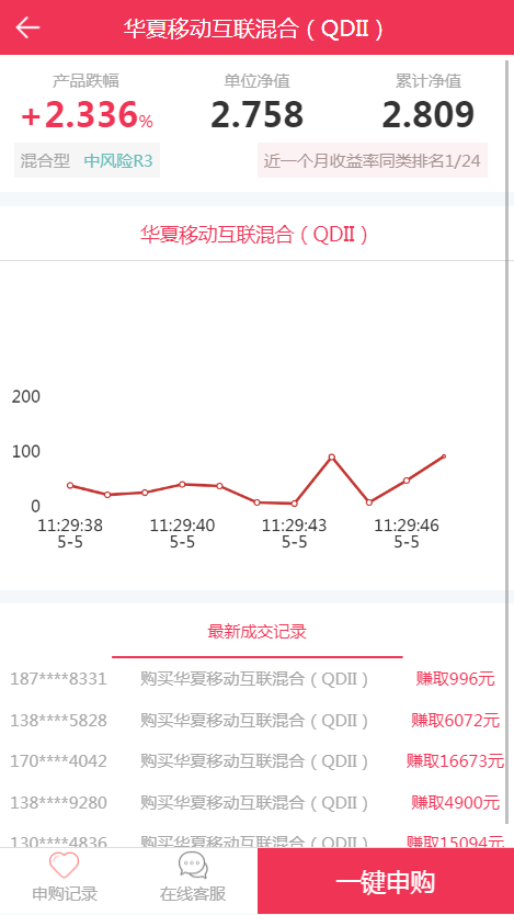华夏基金投资理财源码/基金理财系统/理财系统/余额宝/基金源码/可封装APP
