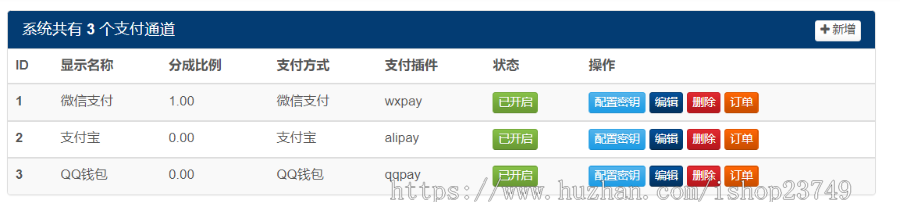 全开源多商户收银收款系统微信官方支付宝官方当面付QQ财付通个人免签约易支付
