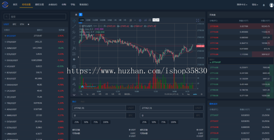 PHP交易所|交易所|外汇交易所|BTC交易所|数字交易所|多语言交易所|海外版区块链